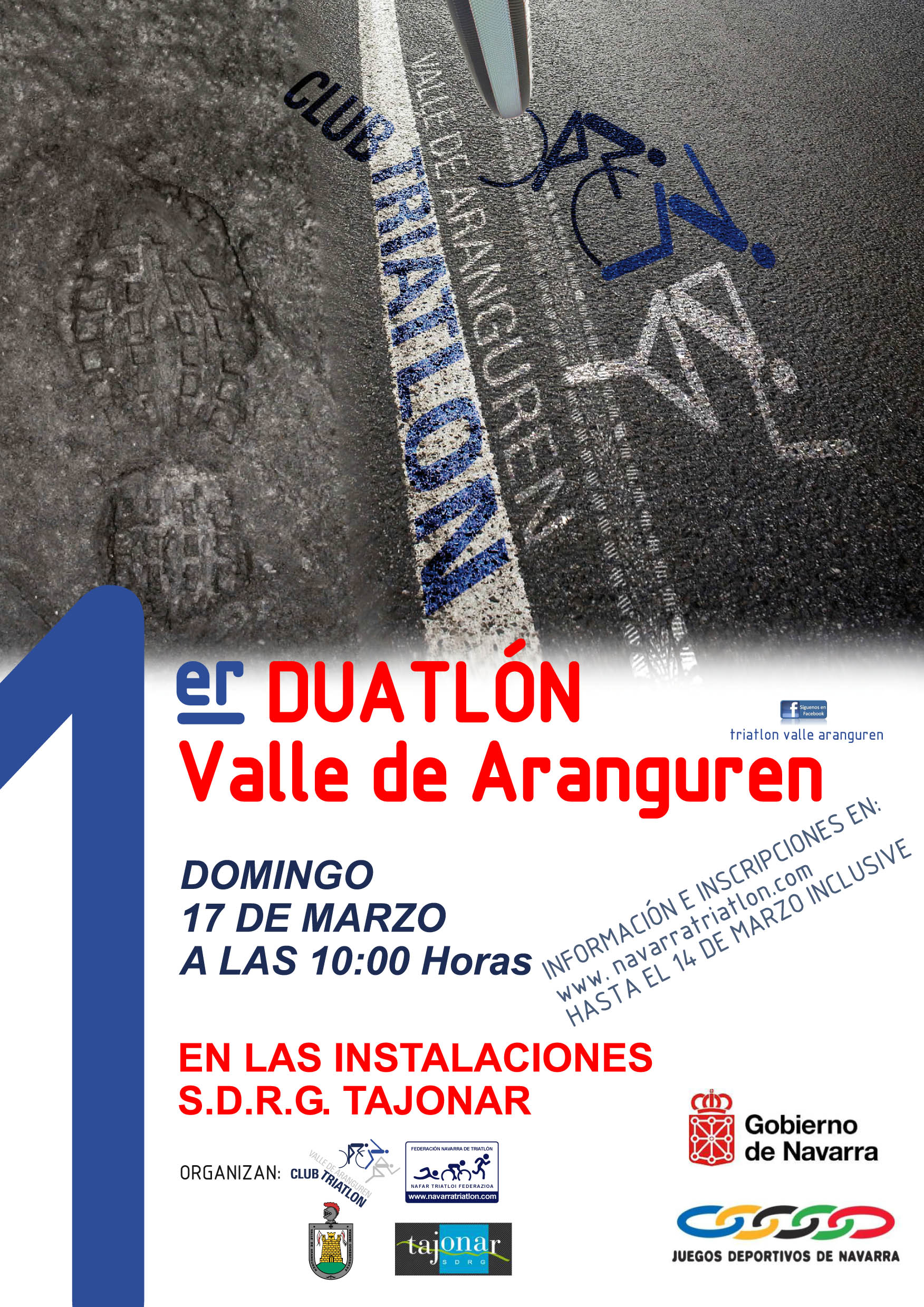 Inscripciones abiertas I Duatl&oacute;n Aranguren